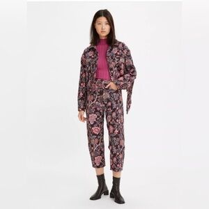 Levi's Made & Crafted BARREL WOMEN'S PANTS Jeans Floral